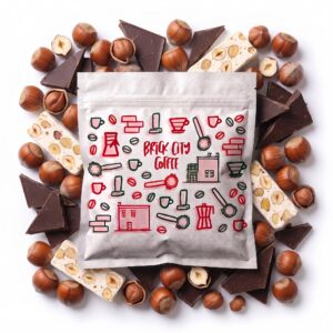 Kávový sáček Brick City Coffee mezi lískovými ořechy, nugátem a hořkou čokoládou – Brazílie Mantiqueira de Minas